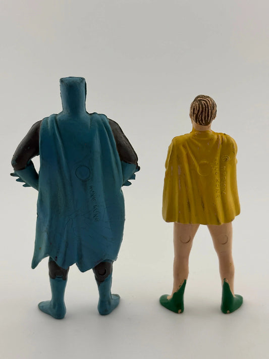 Vintage 1974 Batman & Robin Action Figures Chemtoy Rare FRENLY BRICKS - Open 7 Days