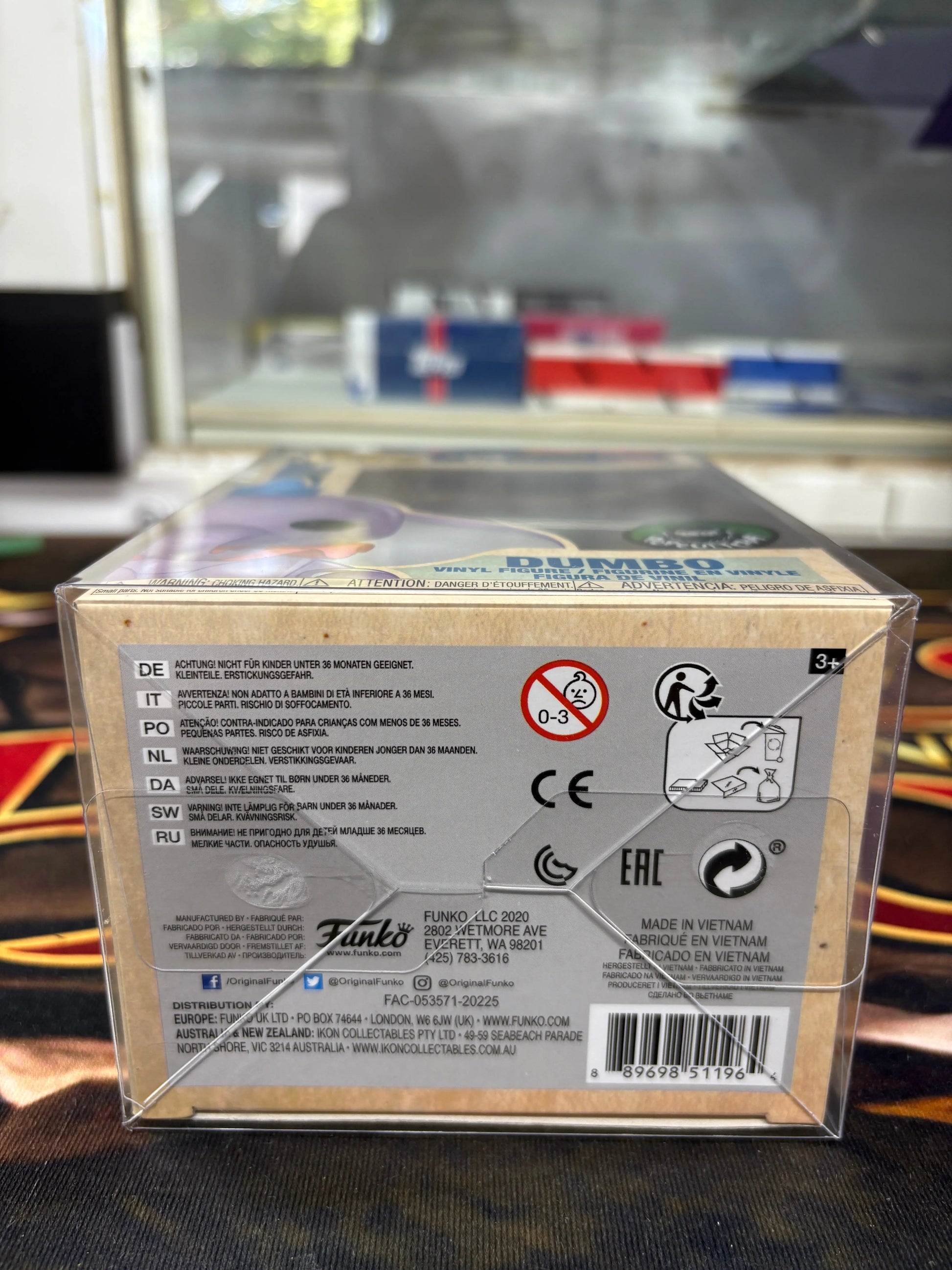 Disneyland 65th Anniversary Purple Dumbo Popcultcha Exclusive Pop 985 FRENLY BRICKS - Open 7 Days