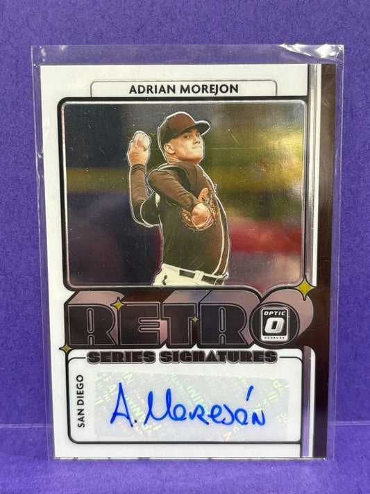 2021 Adrian Morejon Retro Series Signatures Auto Donruss Optic SD Padres FRENLY BRICKS - Open 7 Days