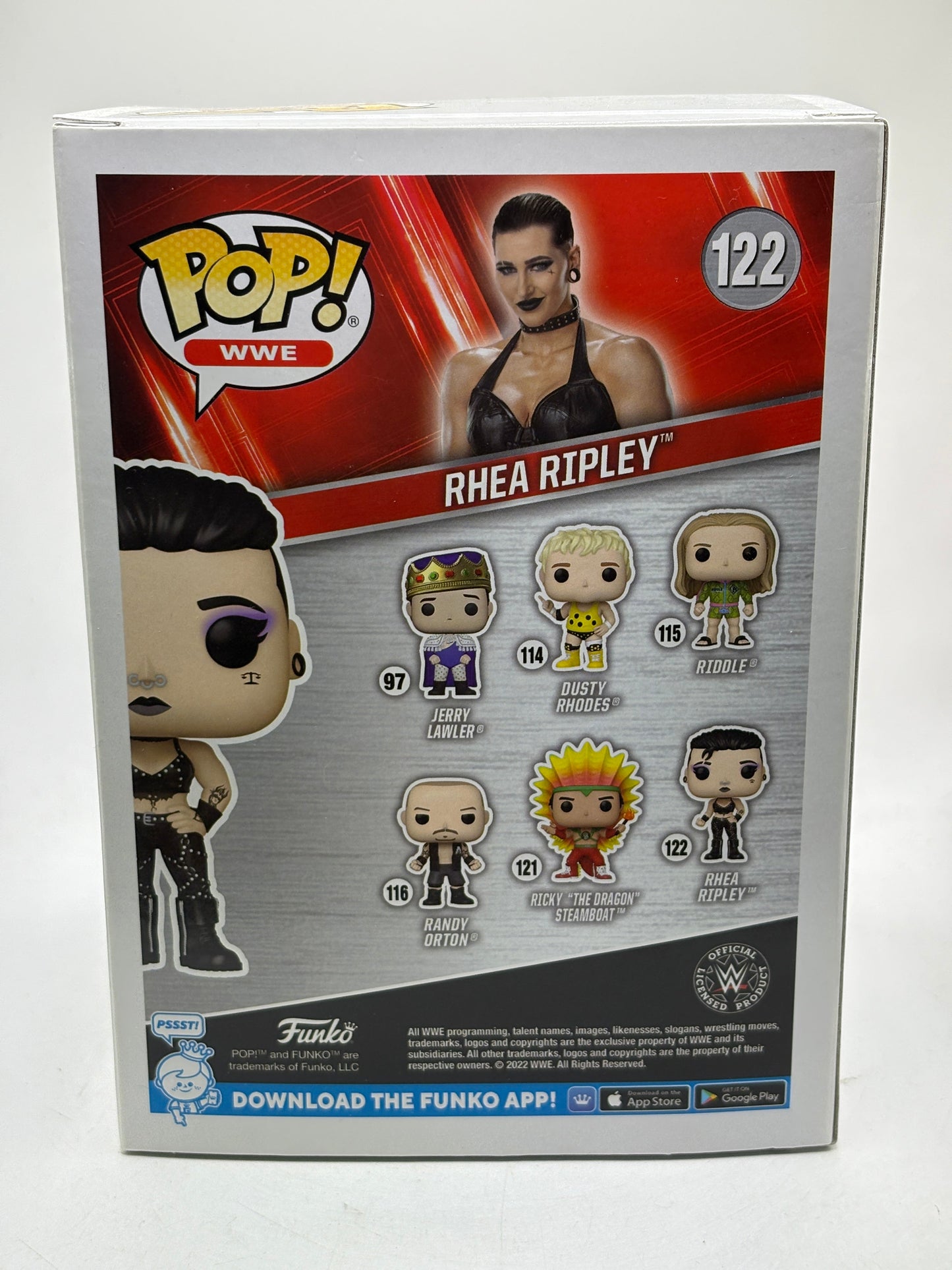 Funko POP! WWE #122 Rhea Ripley Vinyl Figure FRENLY BRICKS - Open 7 Days