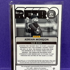 2021 Adrian Morejon Retro Series Signatures Auto Donruss Optic SD Padres FRENLY BRICKS - Open 7 Days