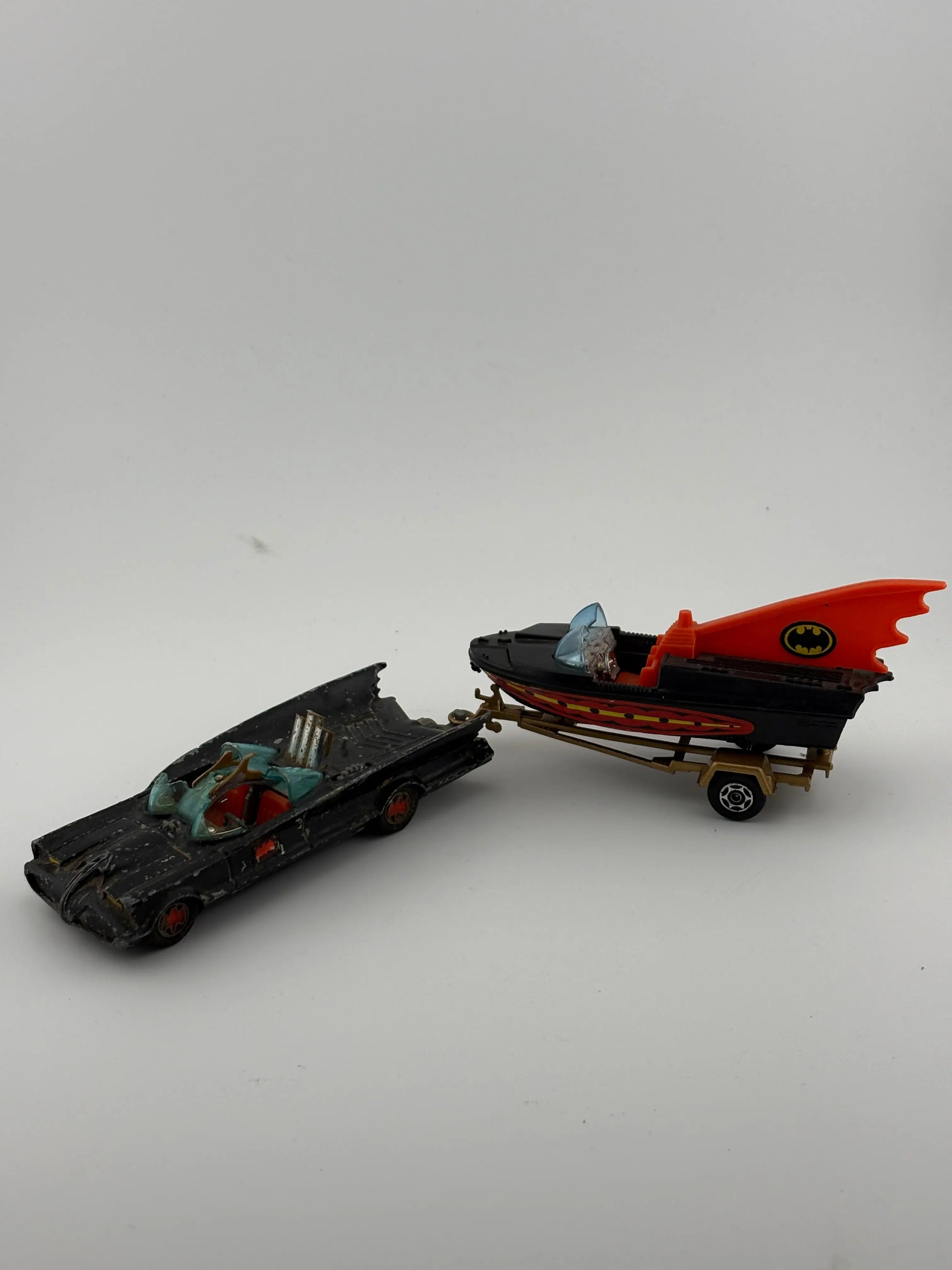 Corgi Batmobile & Batboat Gift Set Loose *Incomplete* FRENLY BRICKS - Open 7 Days