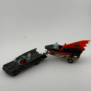 Corgi Batmobile & Batboat Gift Set Loose *Incomplete* FRENLY BRICKS - Open 7 Days