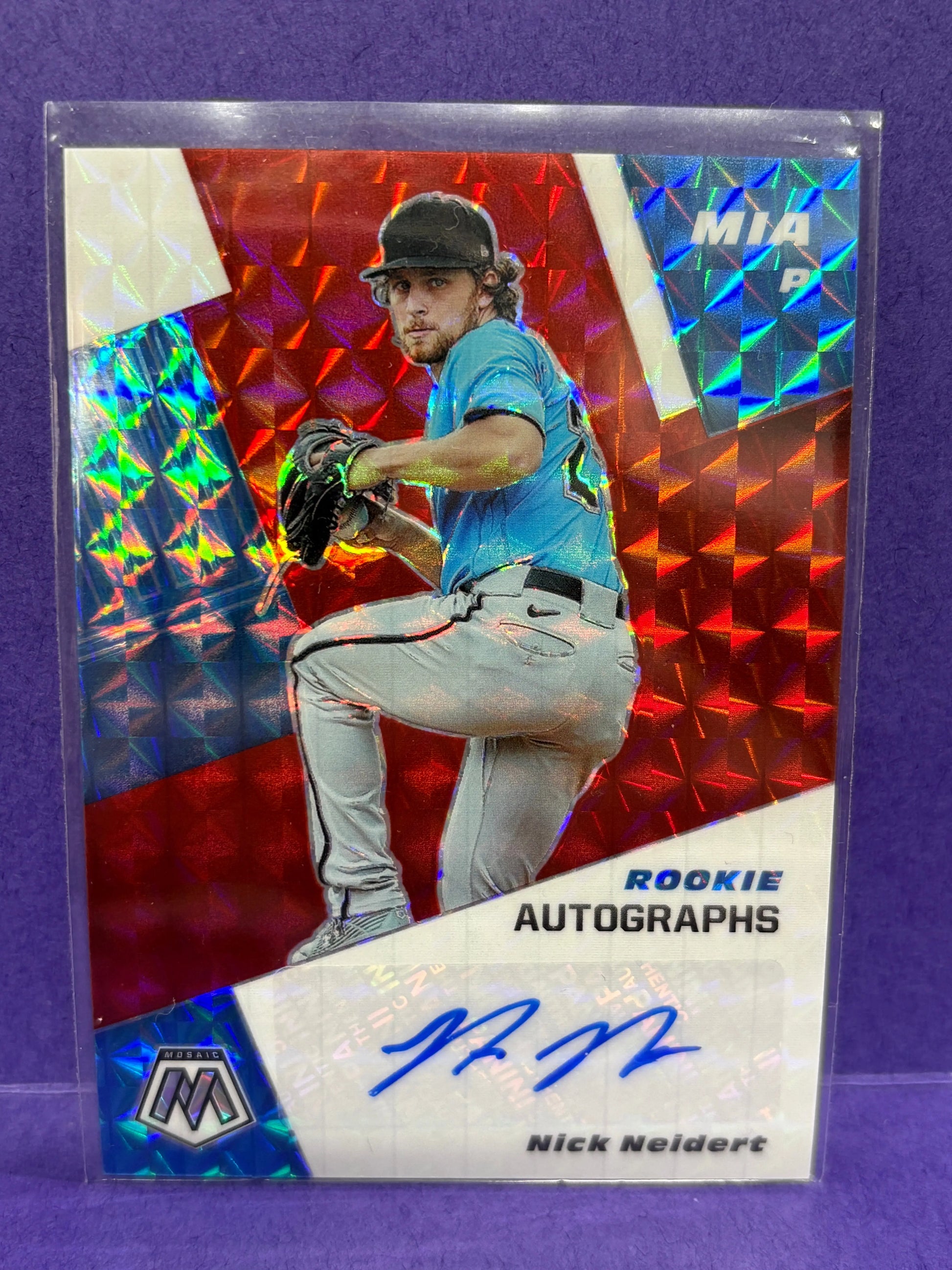 2021 Panini Mosaic Nick Neidert Rookie Autographs Prizm Auto #RAM-NN FRENLY BRICKS - Open 7 Days