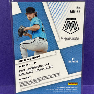 2021 Panini Mosaic Nick Neidert Rookie Autographs Prizm Auto #RAM-NN FRENLY BRICKS - Open 7 Days