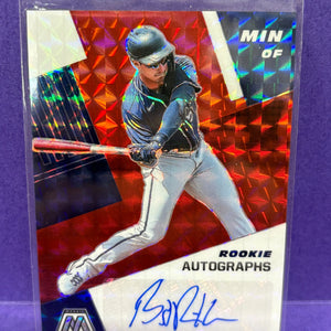 2021 Brent Rooker RC Panini Mosaic Prizm Rookie Autographs FRENLY BRICKS - Open 7 Days