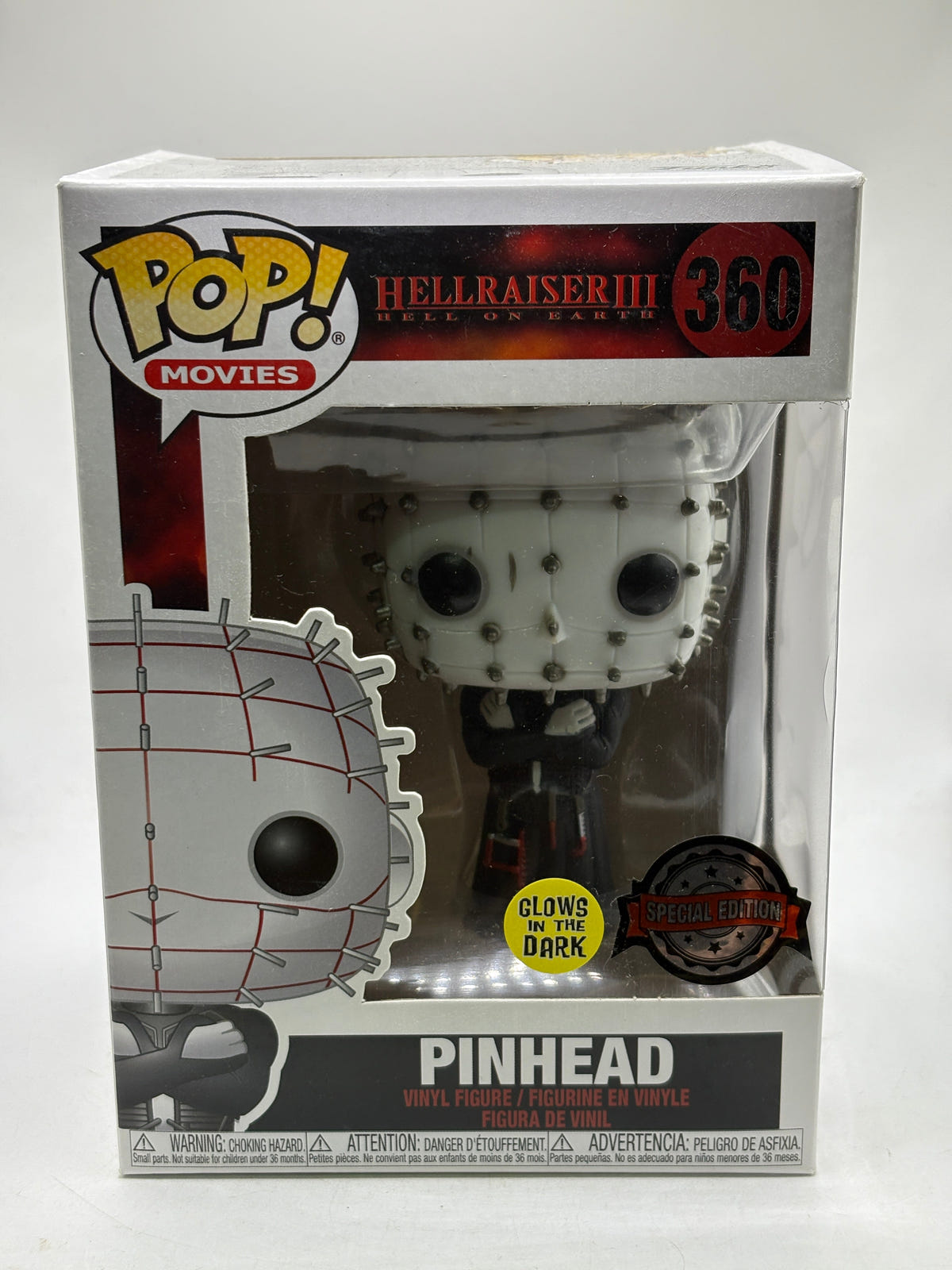 Funko POP! Movies Hell Raiser III #360 Pinhead Glow Special Edition FRENLY BRICKS - Open 7 Days image 1