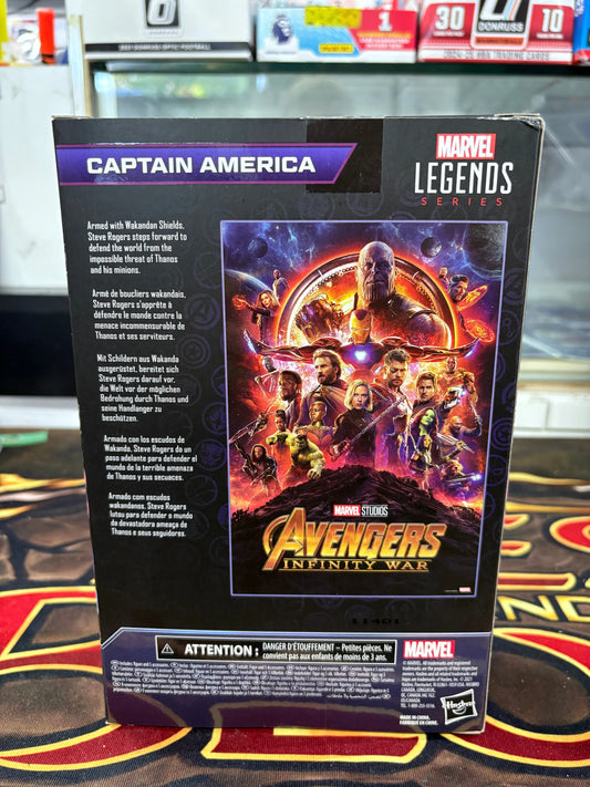 Captain America 6" Fig Avengers Infinity War Legends Series (The Infinity Saga) FRENLY BRICKS - Open 7 Days
