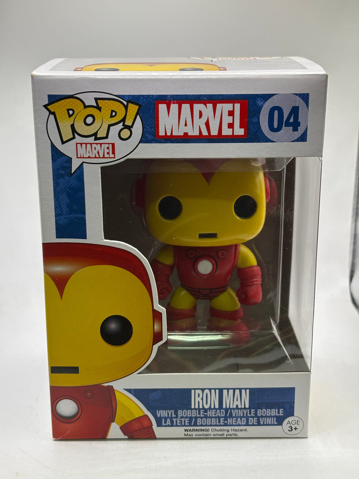 Funko POP! Marvel #04 Iron Man Vinyl Bobble-Head 2015 FRENLY BRICKS - Open 7 Days image 1