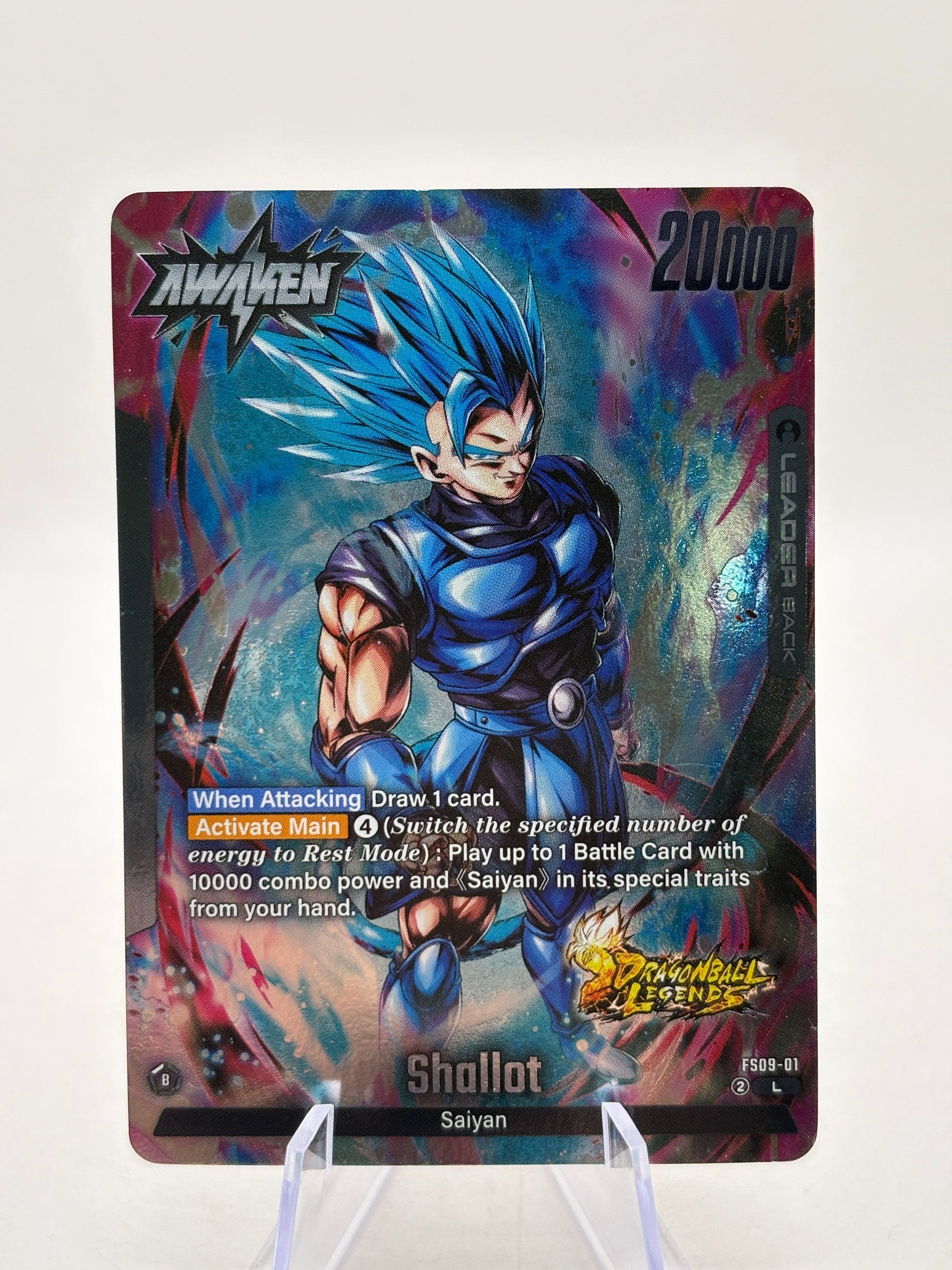 Dragon Ball Super Fusion World - Shallot FS09-01 Leader DB Legends FRENLY BRICKS - Open 7 Days