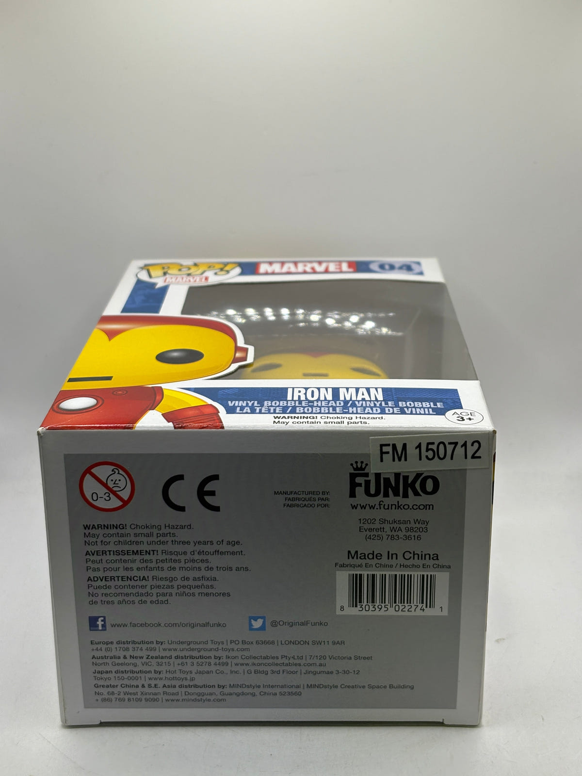Funko POP! Marvel #04 Iron Man Vinyl Bobble-Head 2015 FRENLY BRICKS - Open 7 Days image 6