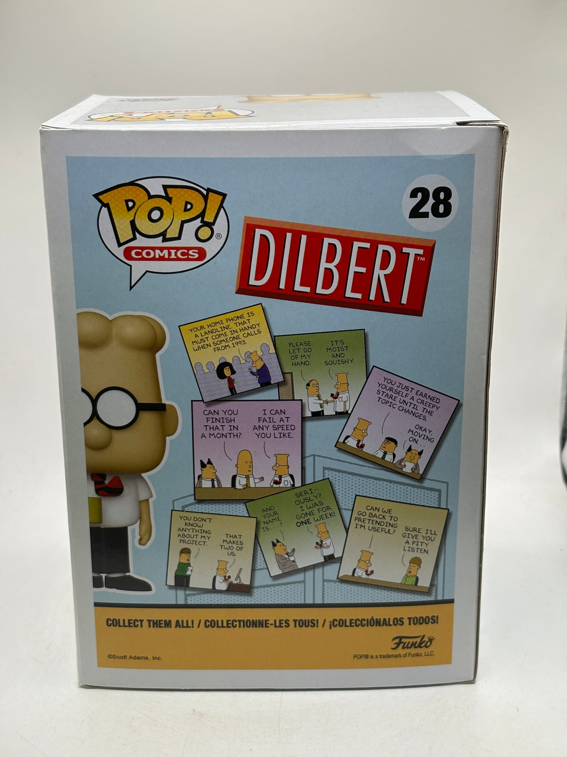 Funko POP! Comics Dilbert #28 Dilbert Vinyl Figure FRENLY BRICKS - Open 7 Days image 3