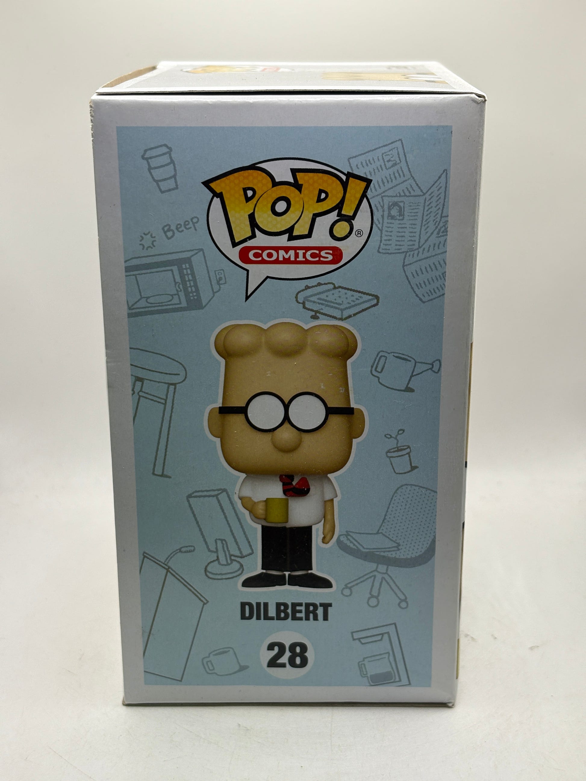 Funko POP! Comics Dilbert #28 Dilbert Vinyl Figure FRENLY BRICKS - Open 7 Days image 4