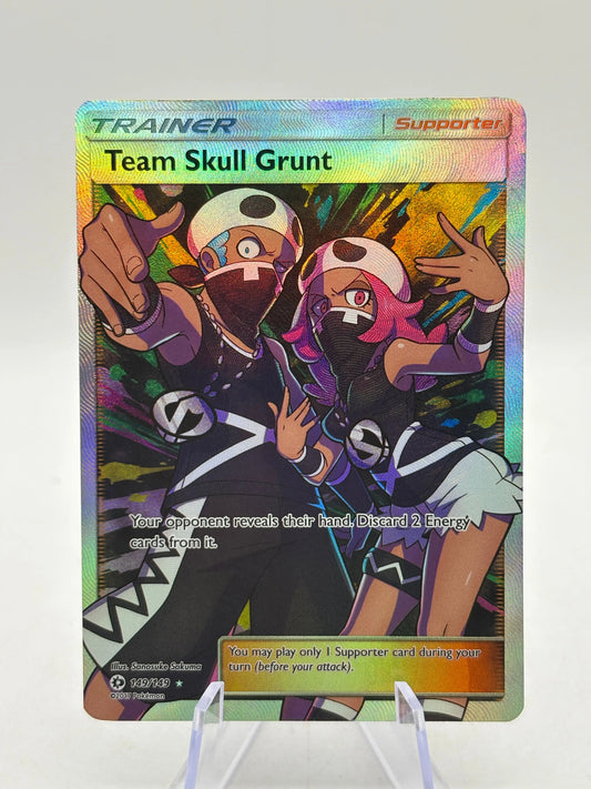 Pokemon TCG Sun Moon Base - Team Skull Grunt 149/149 Full Art LP FRENLY BRICKS - Open 7 Days