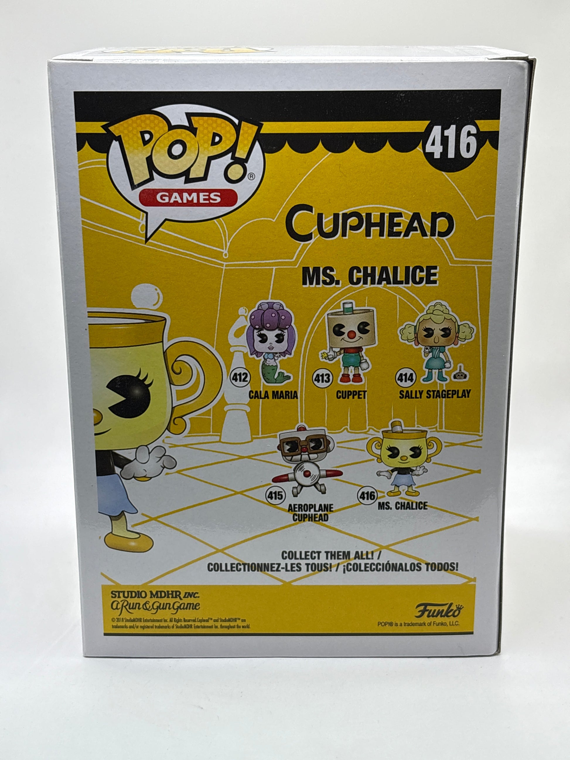 Funko POP! Games Cuphead #416 Ms. Chalice Vinyl Figure FRENLY BRICKS - Open 7 Days