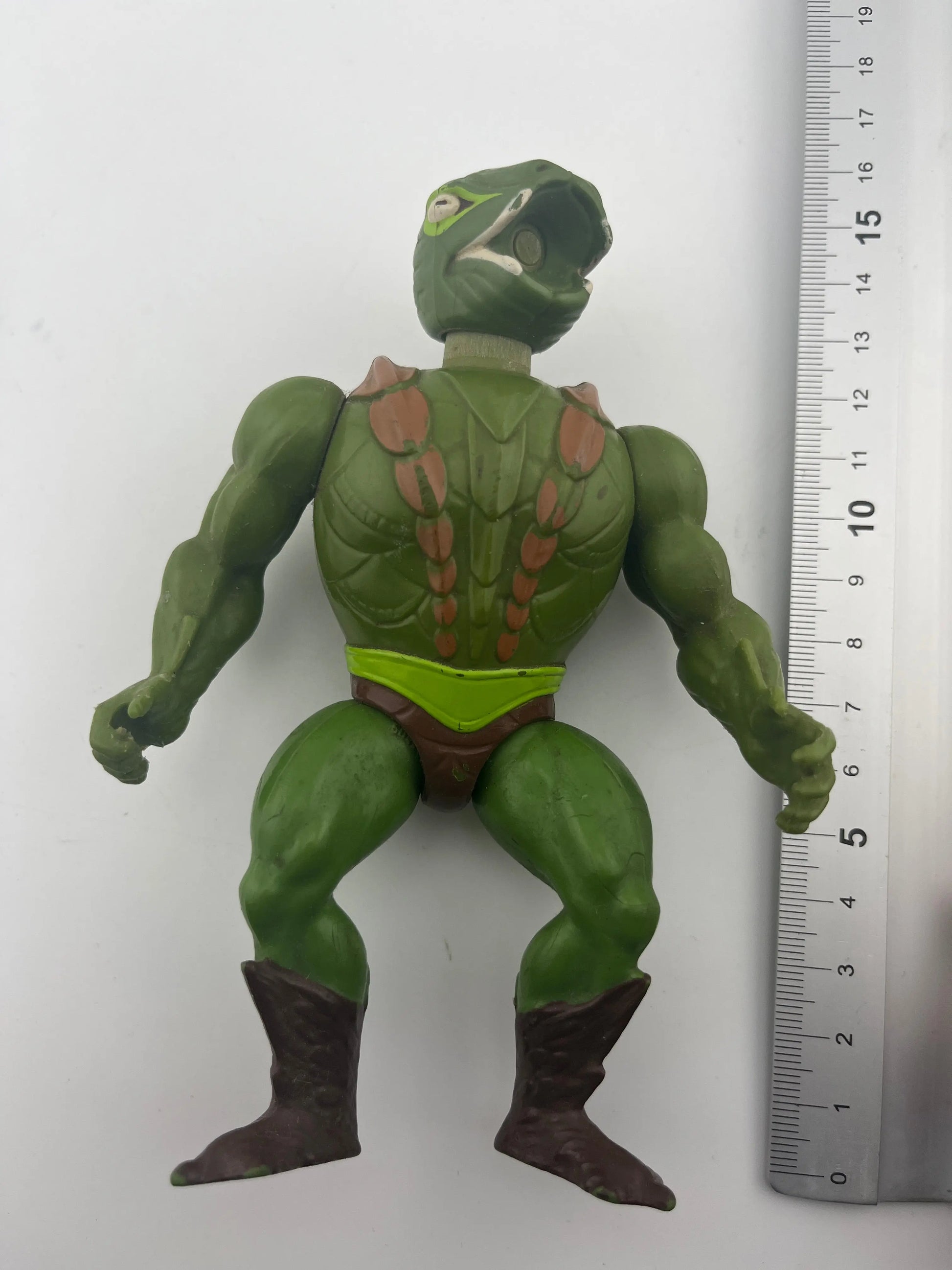 Vintage 1983 Mattel Kobra Khan Masters of the Universe Action Figure MOTU #ONE FRENLY BRICKS - Open 7 Days