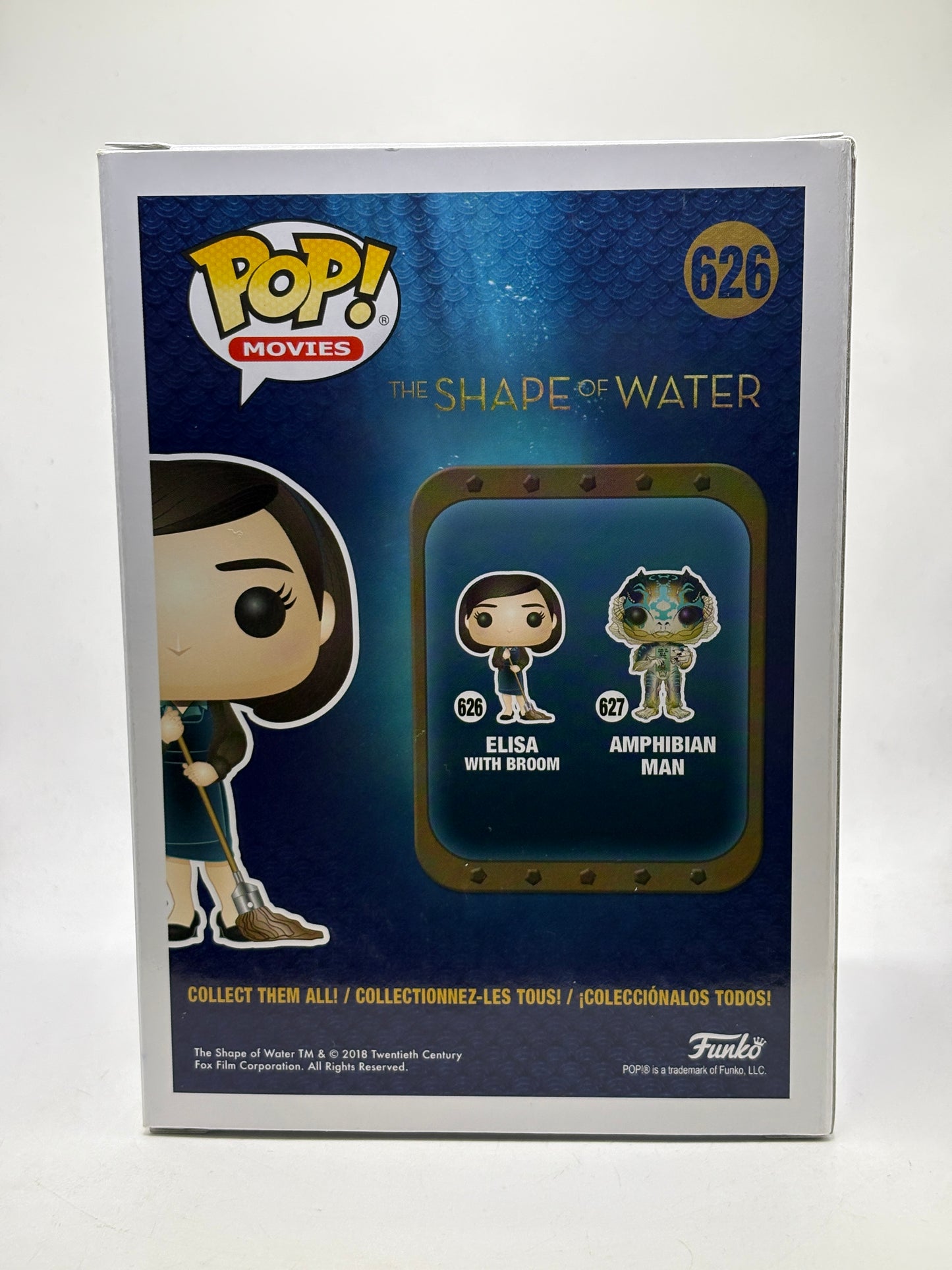 Funko POP! Movies The Shape of Water #626 Elisa with Broom Vinyl Figure
