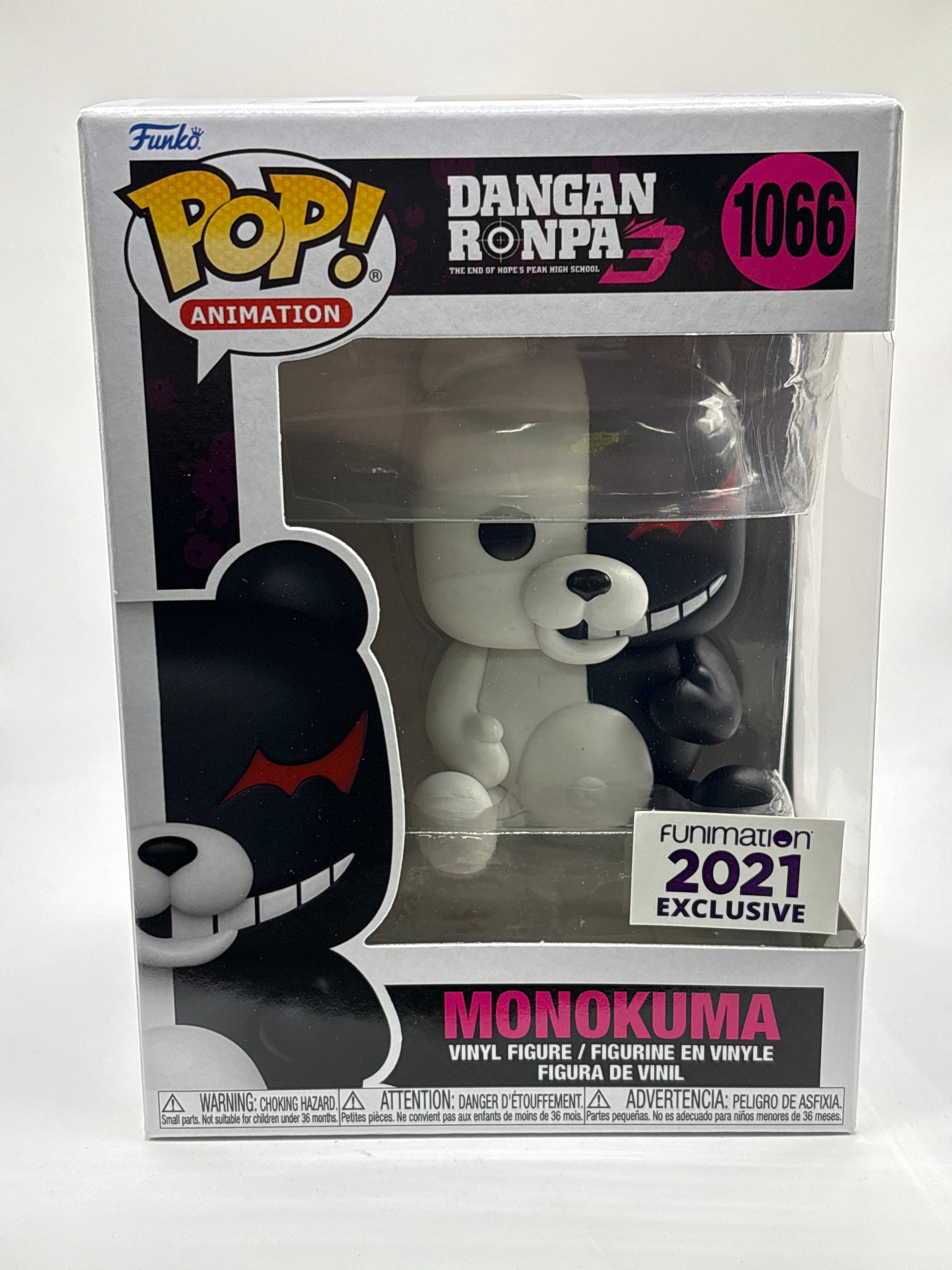 Funko POP! Animation Dangan Ronpa 3 #1066 Monokuma Funimation 2021 FRENLY BRICKS - Open 7 Days