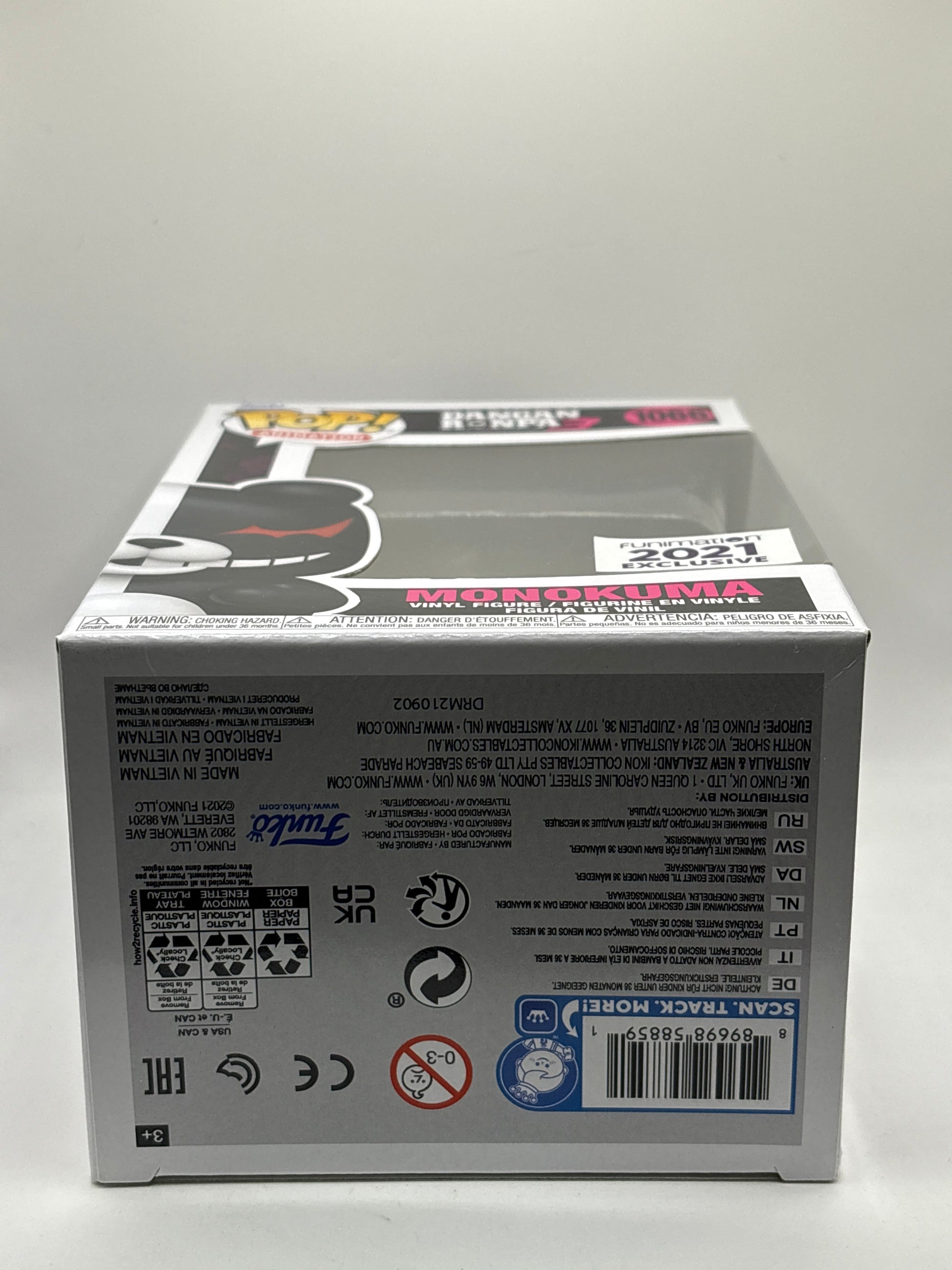 Funko POP! Animation Dangan Ronpa 3 #1066 Monokuma Funimation 2021 FRENLY BRICKS - Open 7 Days