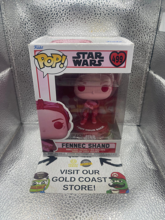 Funko POP! Star Wars #499 Fennec Shand Valentines FRENLY BRICKS - Open 7 Days