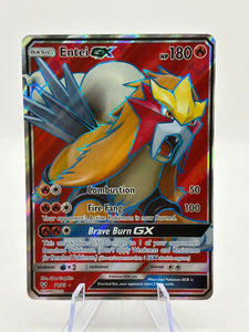 Pokemon TCG Sun Moon Shining Legends - Entei GX 71/73 Full Art LP (1)