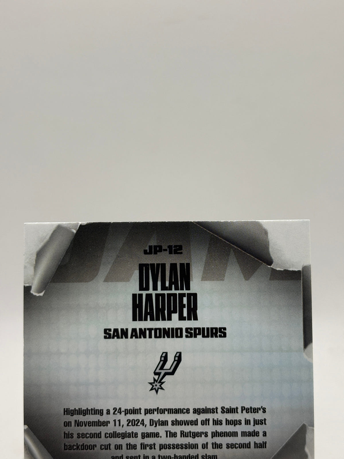 Dylan Harper 2025-26 Topps NBA Hoops RC Rookie Jam Packed Foil Insert Spurs FRENLY BRICKS - Open 7 Days image 3