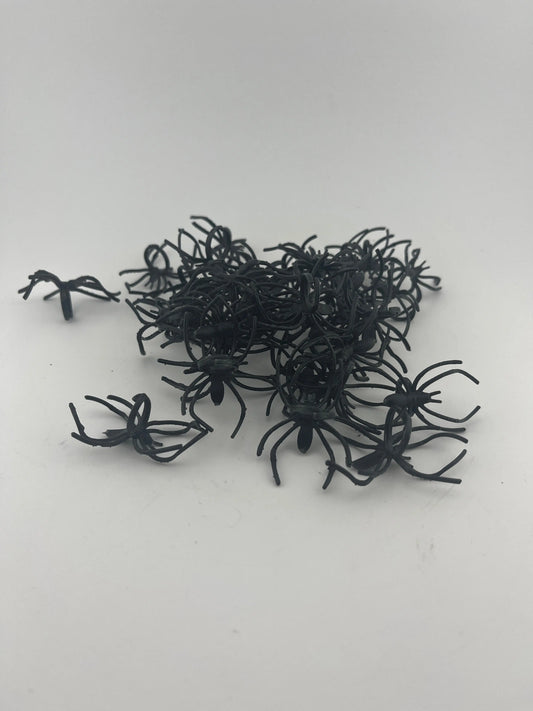 Plastic Spider Ring and Rubber Rat Halloween loose lot 50 piece +combinedshipping FRENLY BRICKS - Open 7 Days