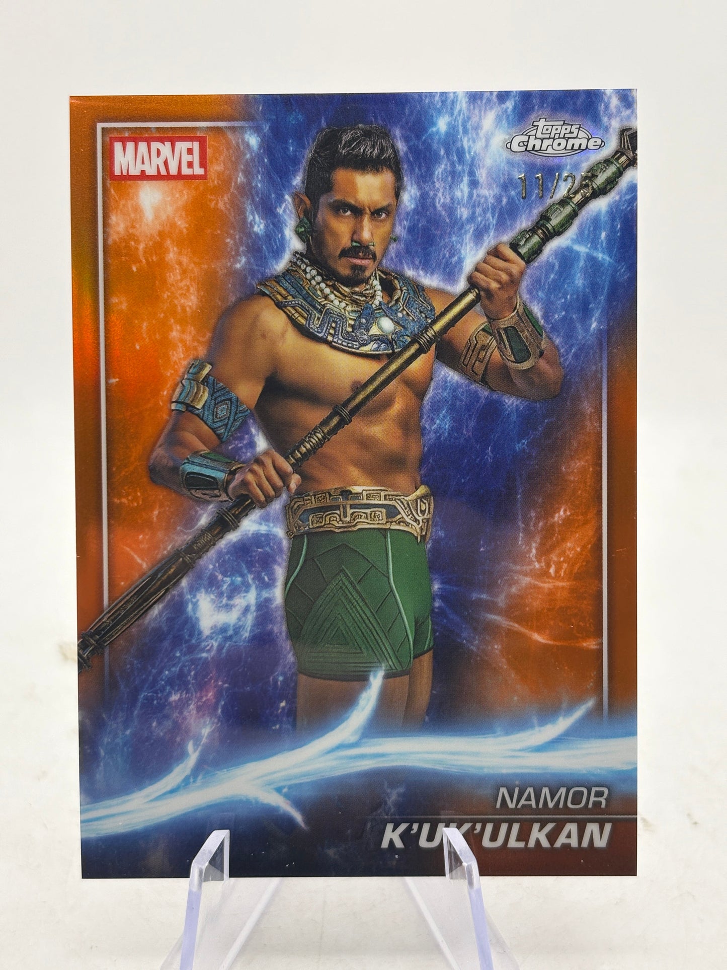 Namor K’uk’ulkan Orange Refractor /25 Topps Chrome Marvel 2025 - Black Panther FRENLY BRICKS - Open 7 Days