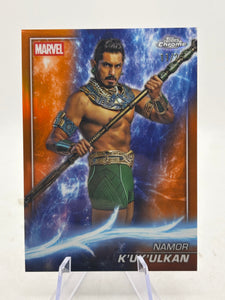 Namor K’uk’ulkan Orange Refractor /25 Topps Chrome Marvel 2025 - Black Panther