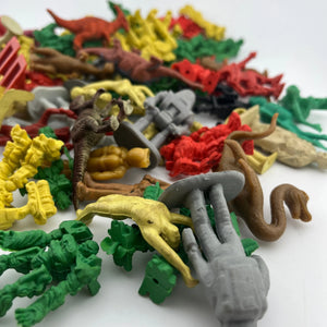 Random rubber and plastic toy lot Transformer Dinosaur Clown Robot Approx 70pc FRENLY BRICKS - Open 7 Days