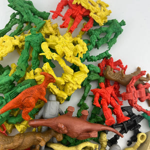 Random rubber and plastic toy lot Transformer Dinosaur Clown Robot Approx 70pc FRENLY BRICKS - Open 7 Days
