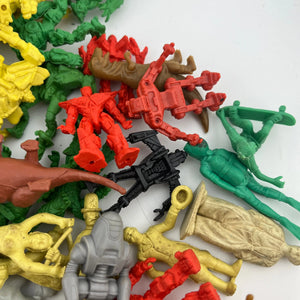 Random rubber and plastic toy lot Transformer Dinosaur Clown Robot Approx 70pc FRENLY BRICKS - Open 7 Days