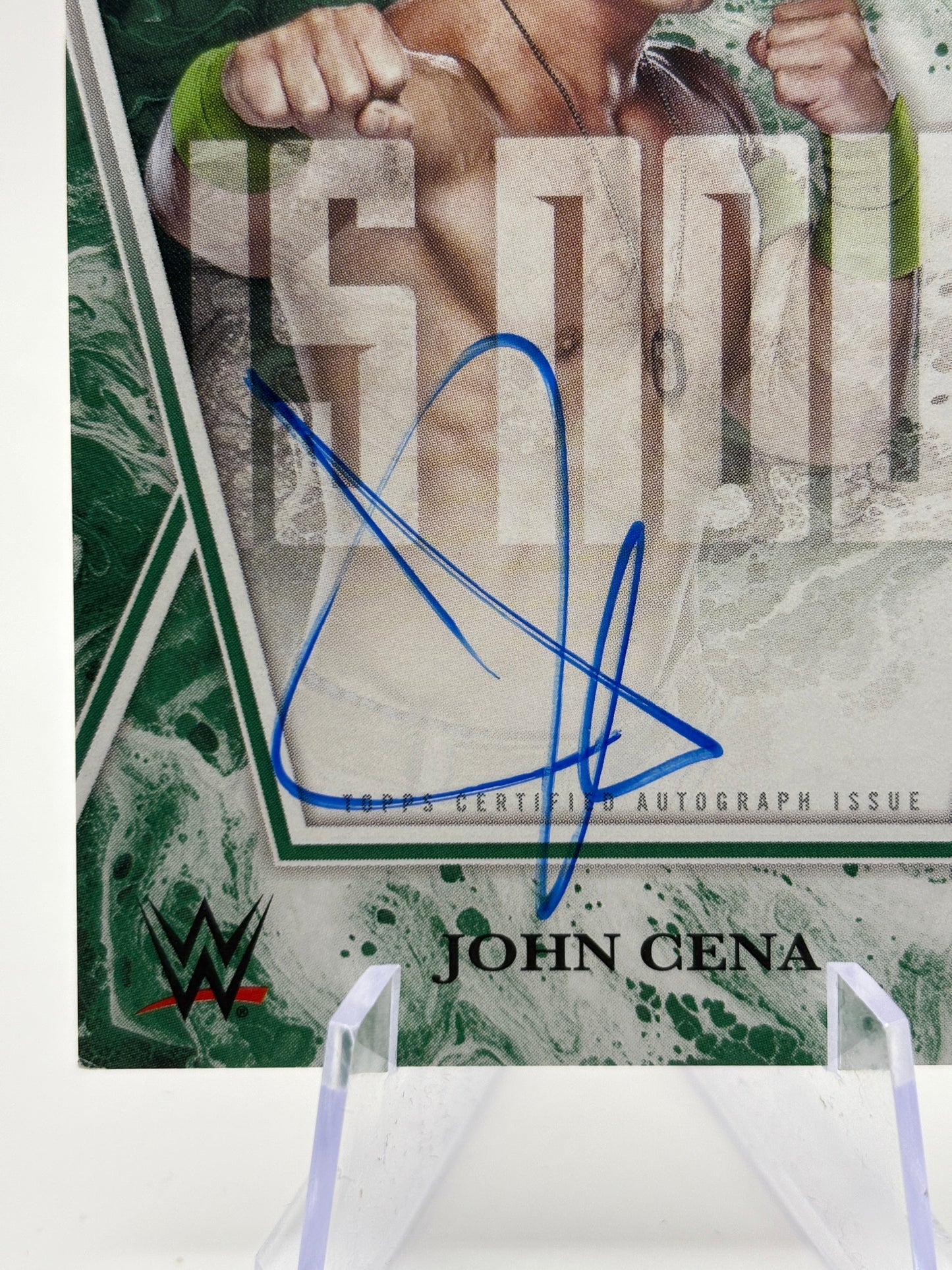 2025 Topps Exalted WWE John Cena The Last Time is Now Auto /50 Green FRENLY BRICKS - Open 7 Days