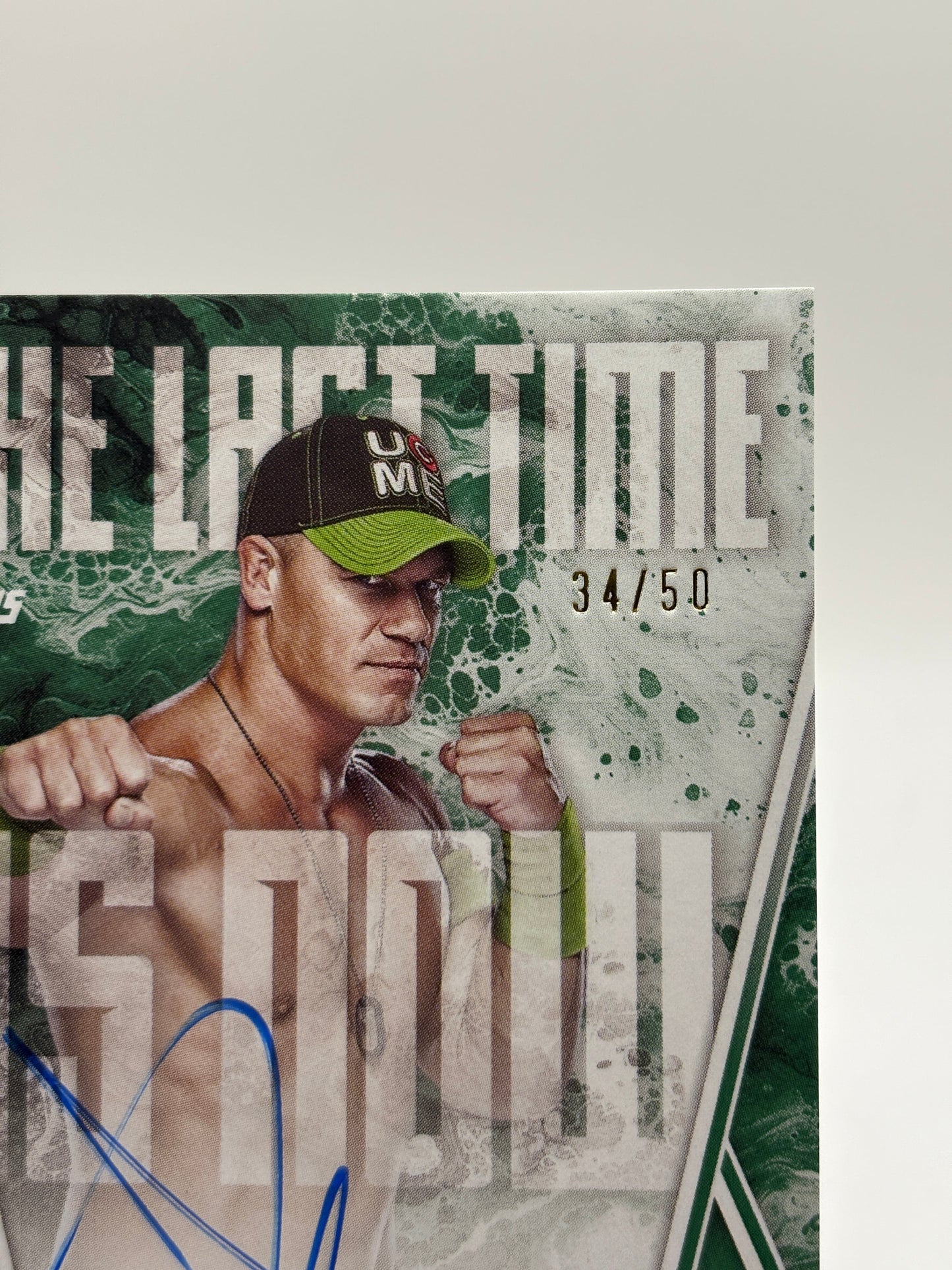 2025 Topps Exalted WWE John Cena The Last Time is Now Auto /50 Green FRENLY BRICKS - Open 7 Days