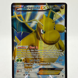 Pokemon TCG XY Furious Fists - Dragonite EX 108/111 Full Art MP FRENLY BRICKS - Open 7 Days