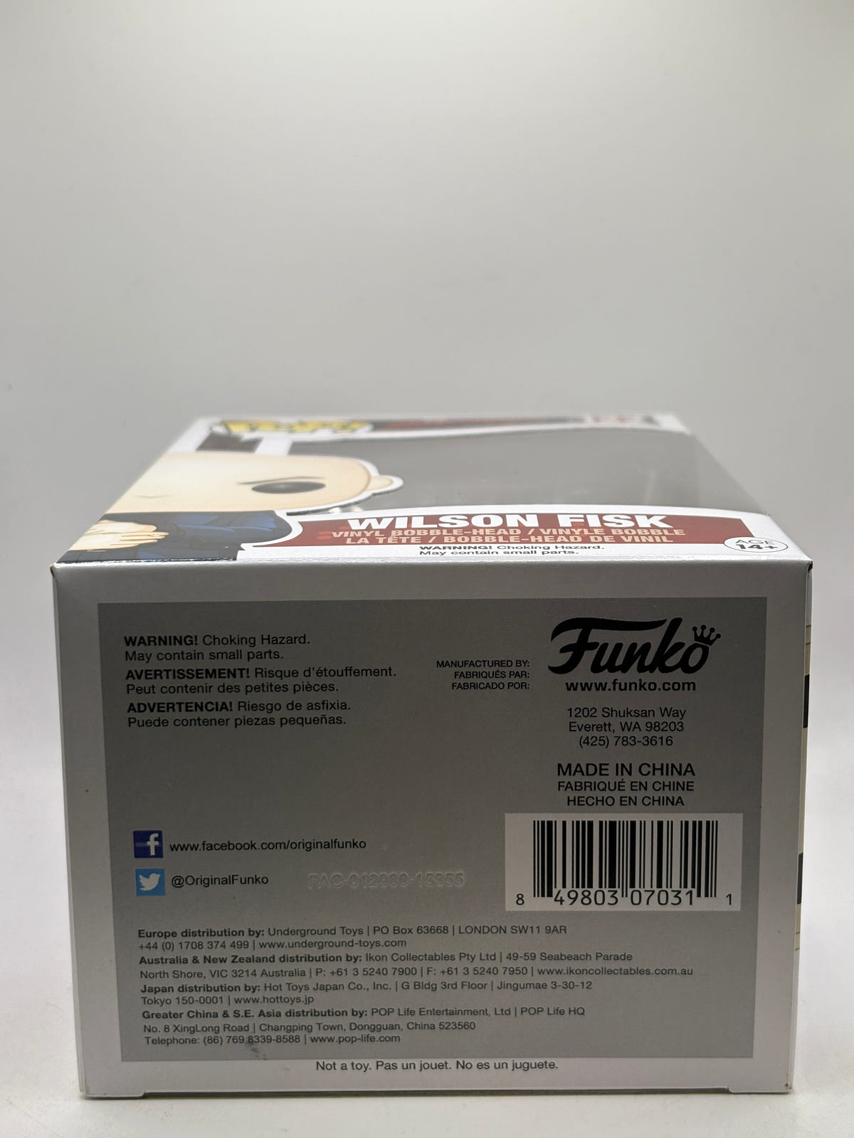 Funko POP! Marvel Daredevil #122 Wilson Fisk Vinyl Bobble-Head, photo 6 image 6