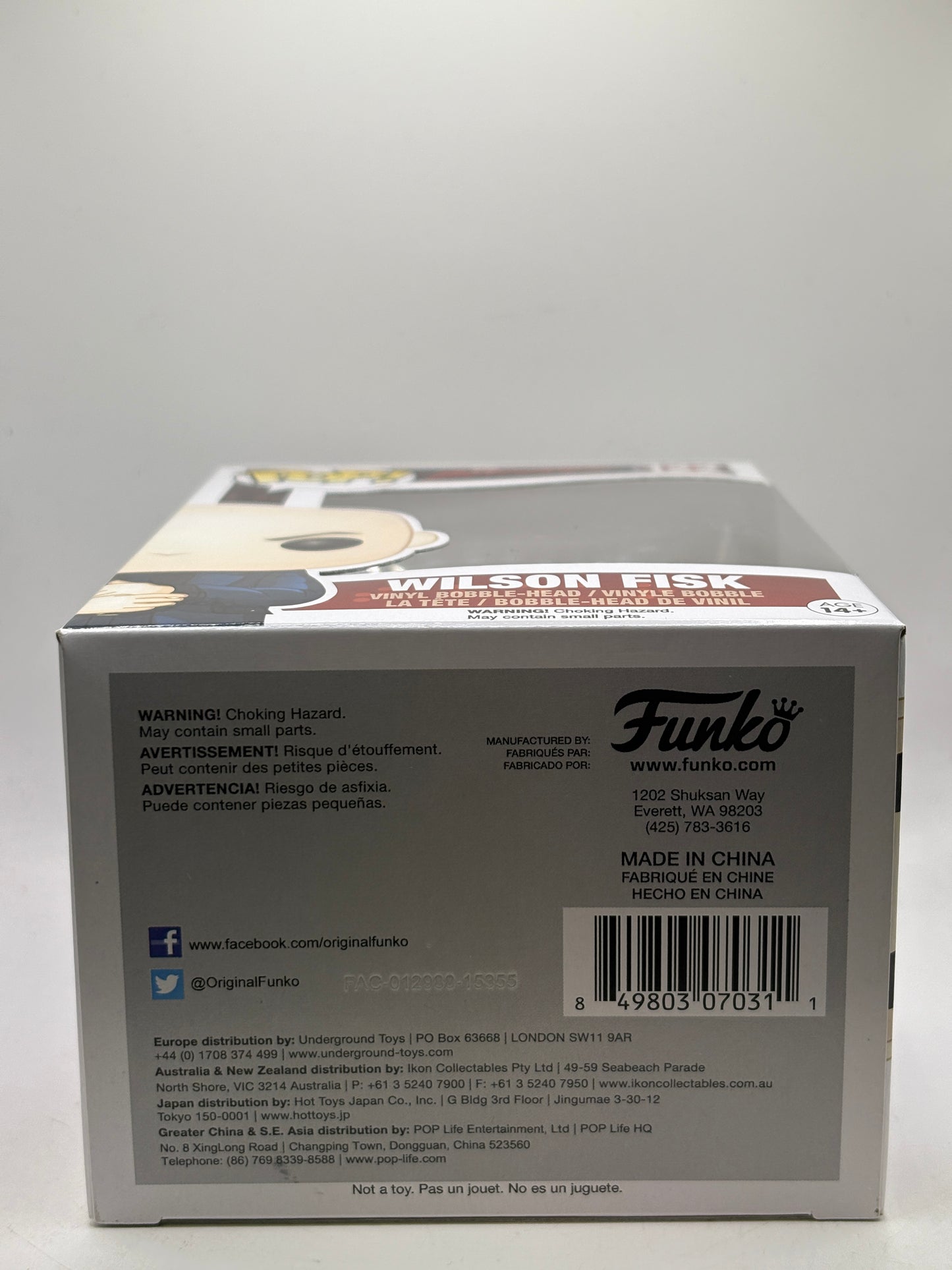 Funko POP! Marvel Daredevil #122 Wilson Fisk Vinyl Bobble-Head