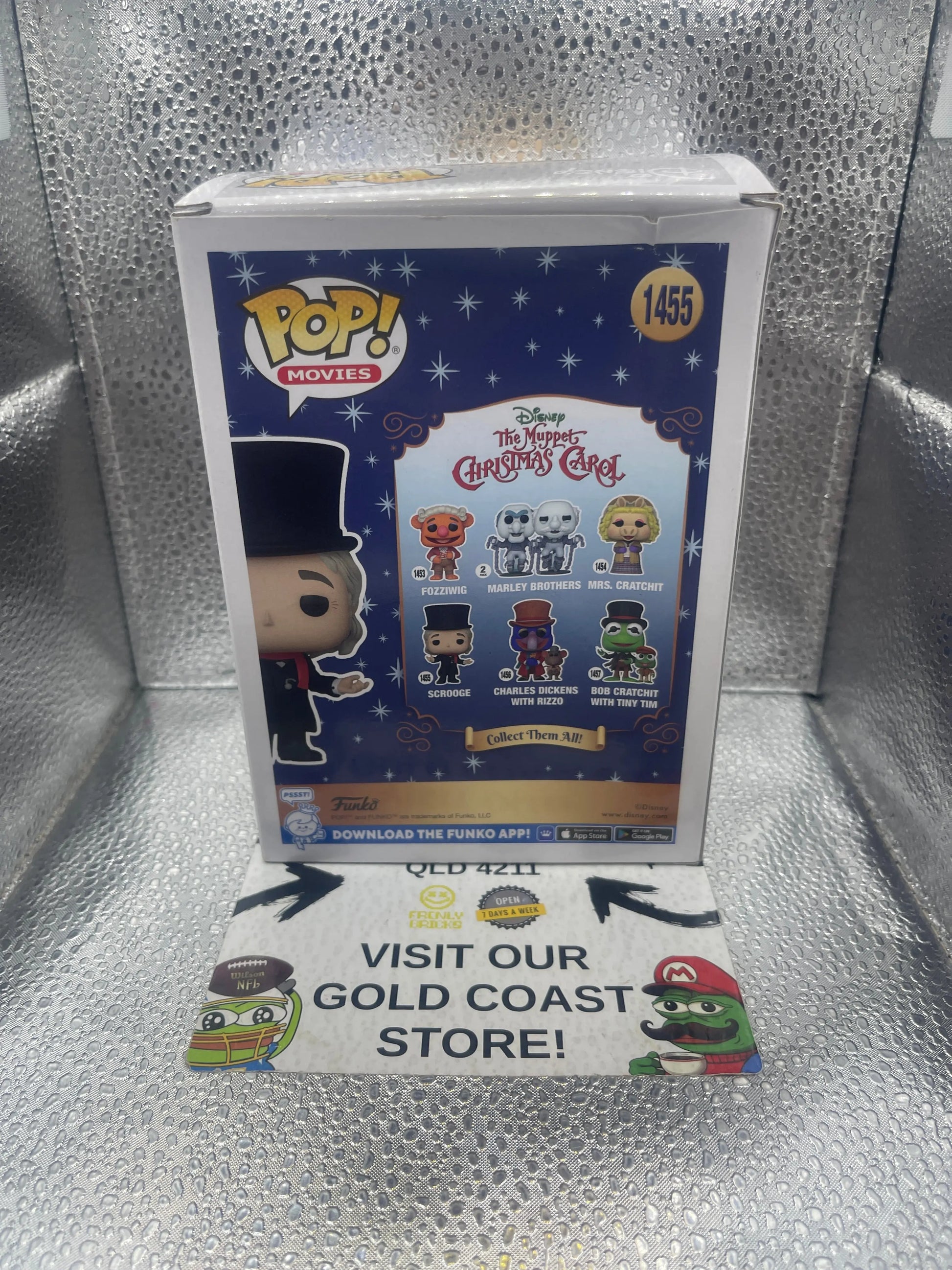 Funko POP! Disney The Muppet Christmas Carol #1455 Scrooge FRENLY BRICKS - Open 7 Days