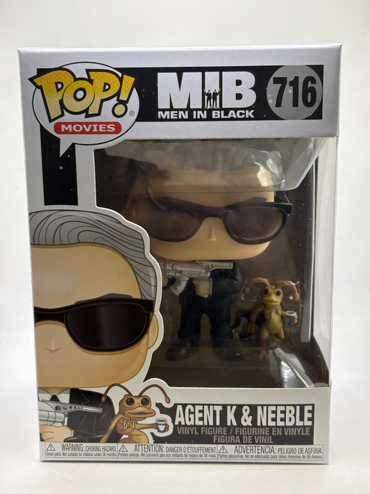 Funko POP! Movies Men in Black #716 Agent K & Neeble Vinyl Figure