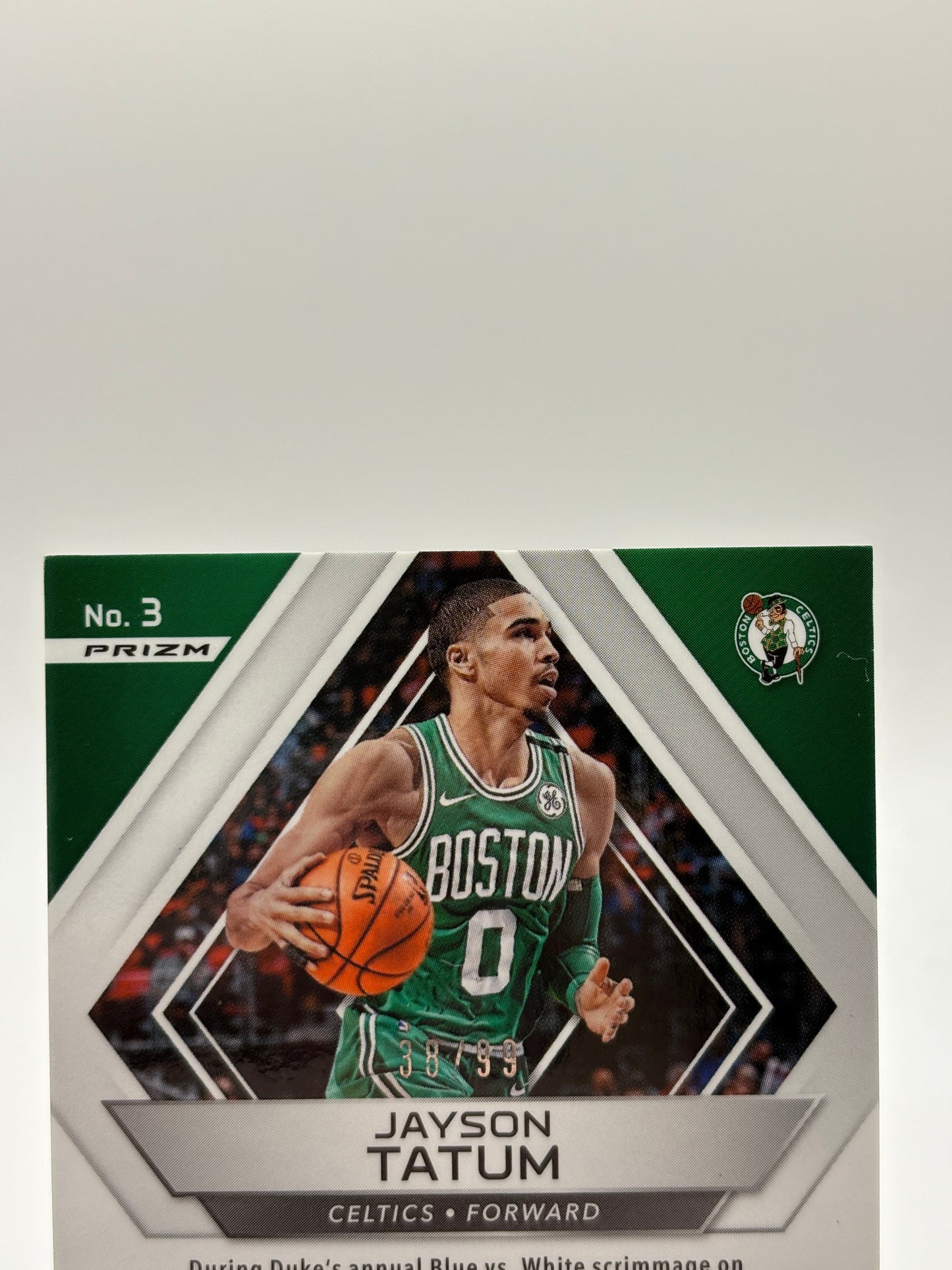 2017-18 Panini Spectra Jayson Tatum #3 Neon Blue Prizm /99 (RC) FRENLY BRICKS - Open 7 Days