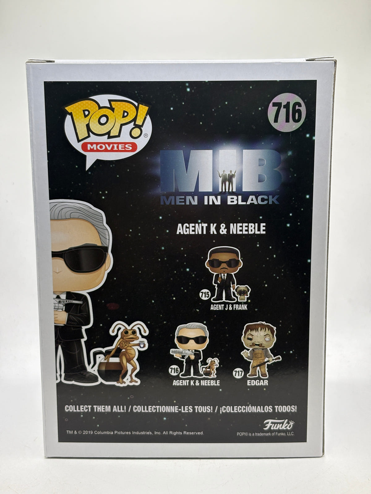 Funko POP! Movies Men in Black #716 Agent K & Neeble Vinyl Figure, photo 3 image 3