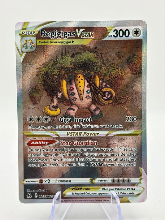 Pokemon TCG Crown Zenith - Regigigas Vstar GG55/GG70 Full Art NM FRENLY BRICKS - Open 7 Days