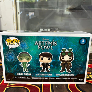 Artemis Fowl - Artemis, Mulch & Holly Pop! Vinyl Figure 3-Pack Exclusive Funko FRENLY BRICKS - Open 7 Days