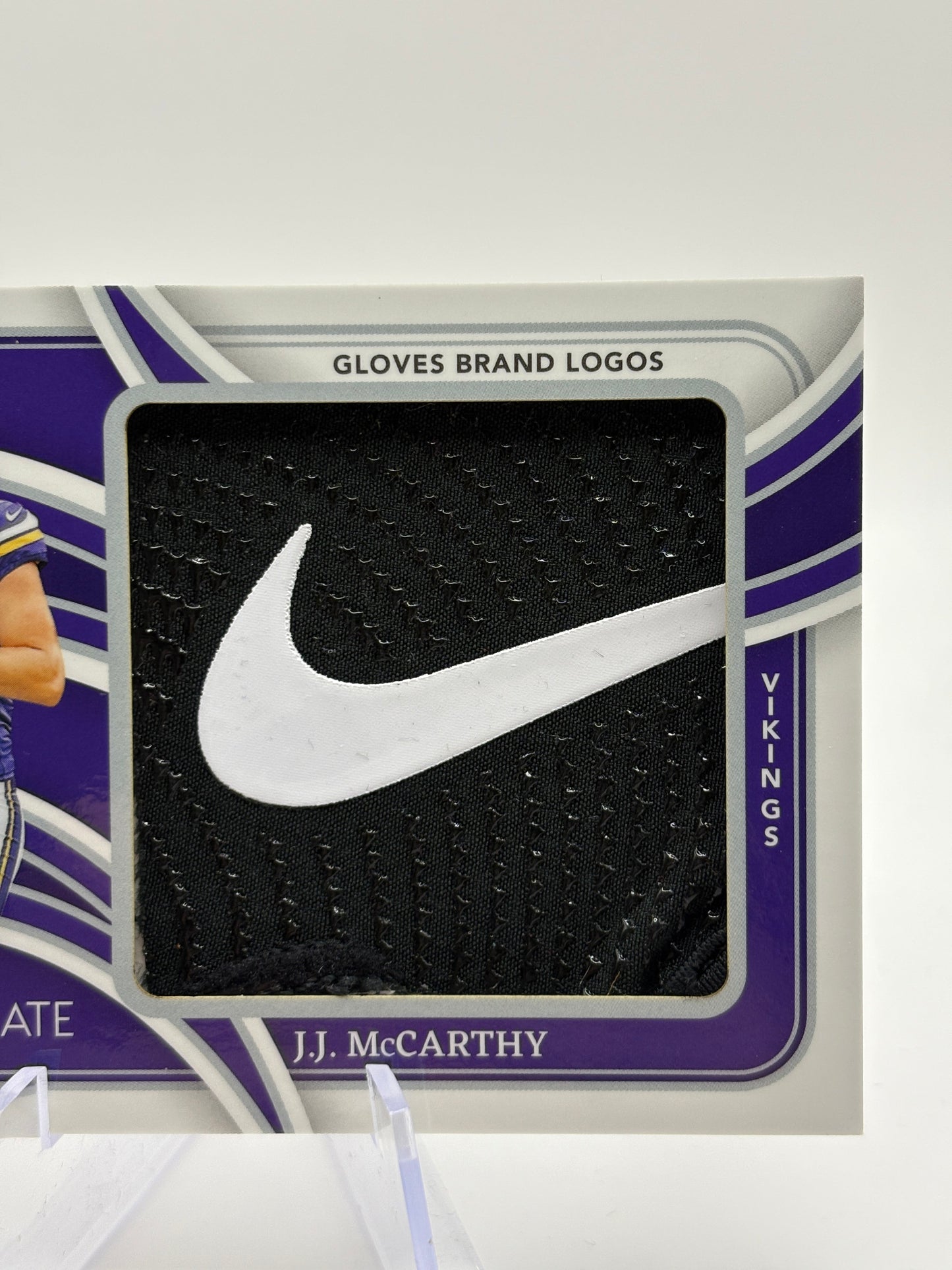 J.J. McCarthy 2024 Panini Immaculate #RJL-JMY Rookie Gloves Brand Logos /15 RC FRENLY BRICKS - Open 7 Days