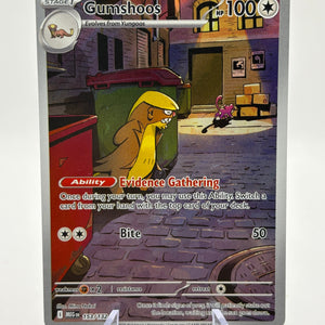 Pokemon TCG Mega Evolutions- Gumshoos 153/132 Illustration Rare NM FRENLY BRICKS - Open 7 Days
