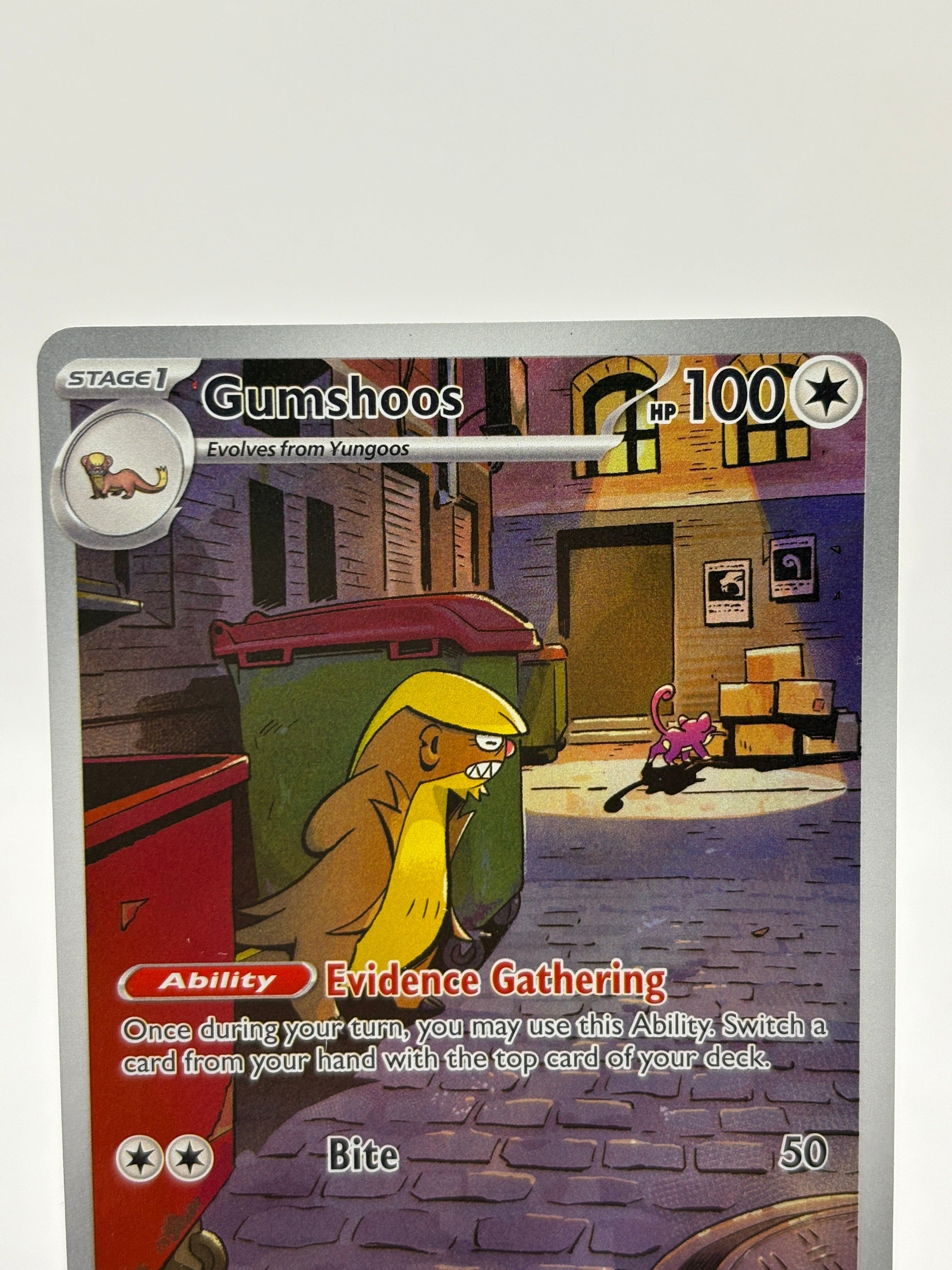 Pokemon TCG Mega Evolutions- Gumshoos 153/132 Illustration Rare NM FRENLY BRICKS - Open 7 Days