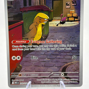 Pokemon TCG Mega Evolutions- Gumshoos 153/132 Illustration Rare NM FRENLY BRICKS - Open 7 Days