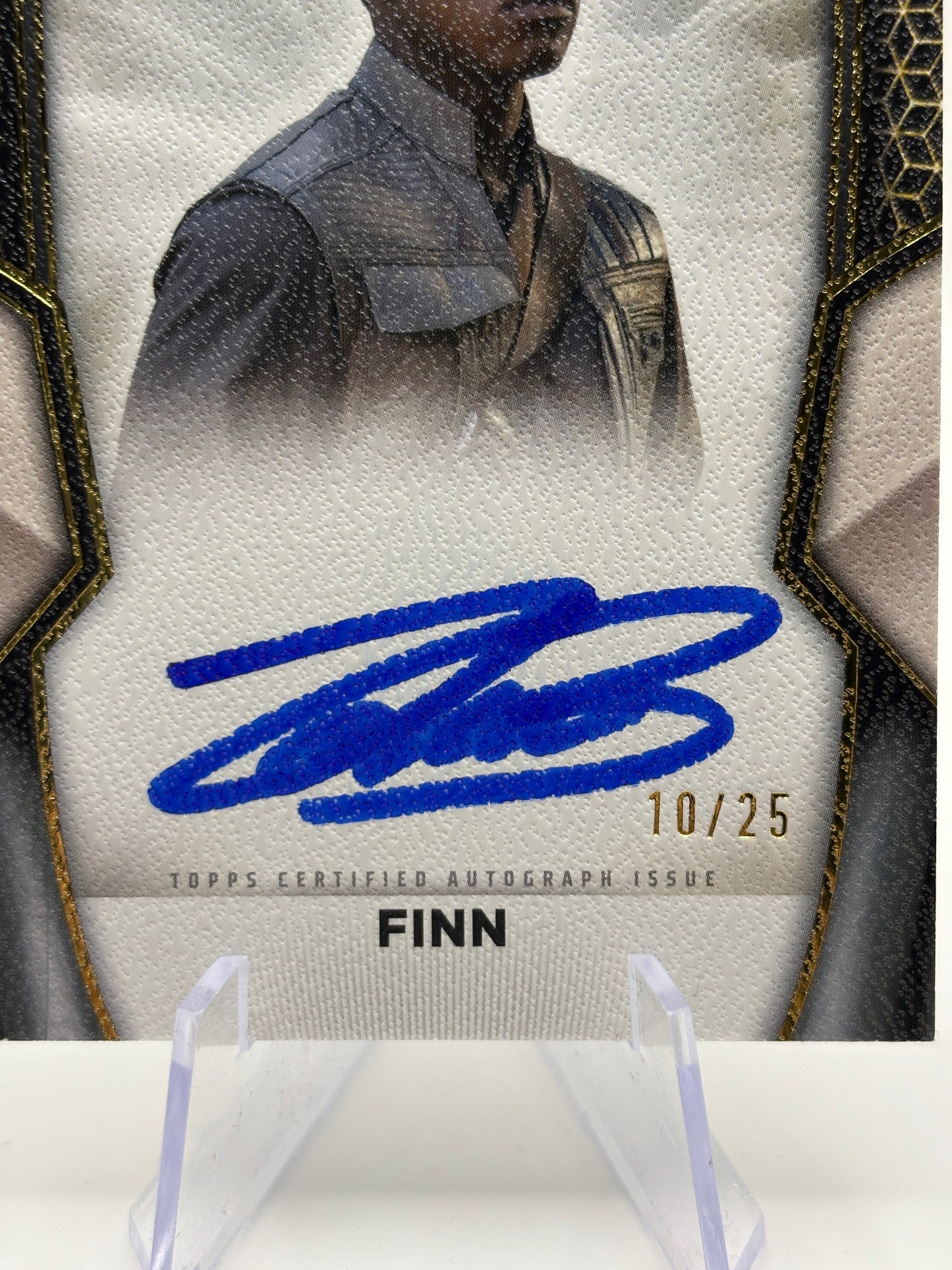 Finn Silver Metal Border Auto /25 2025 Topps Star Wars Masterwork John Boyega FRENLY BRICKS - Open 7 Days