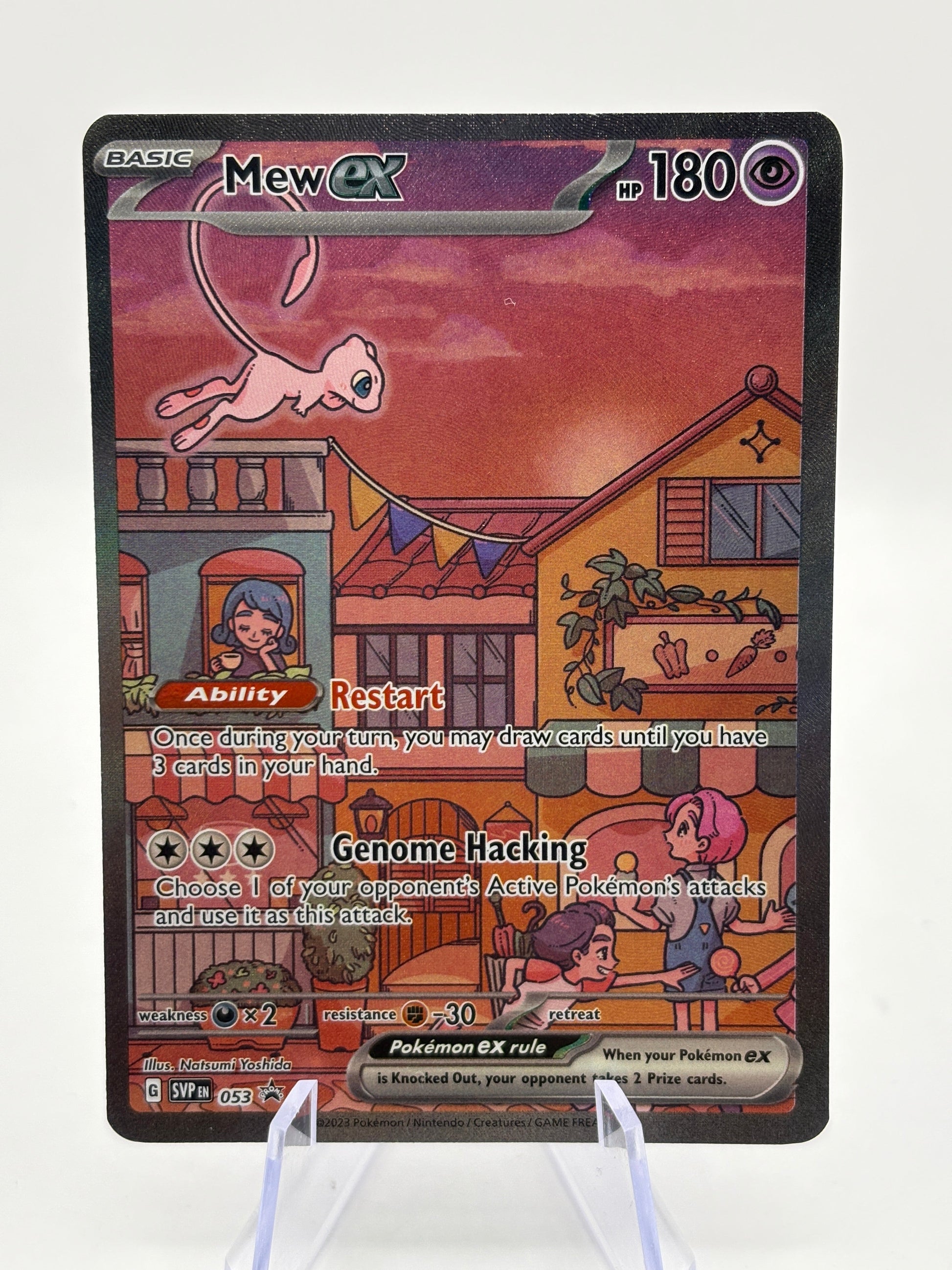 Pokemon TCG SVP Promos - Mew EX SVP053 Black Star Promo Illustration Rare NM FRENLY BRICKS - Open 7 Days