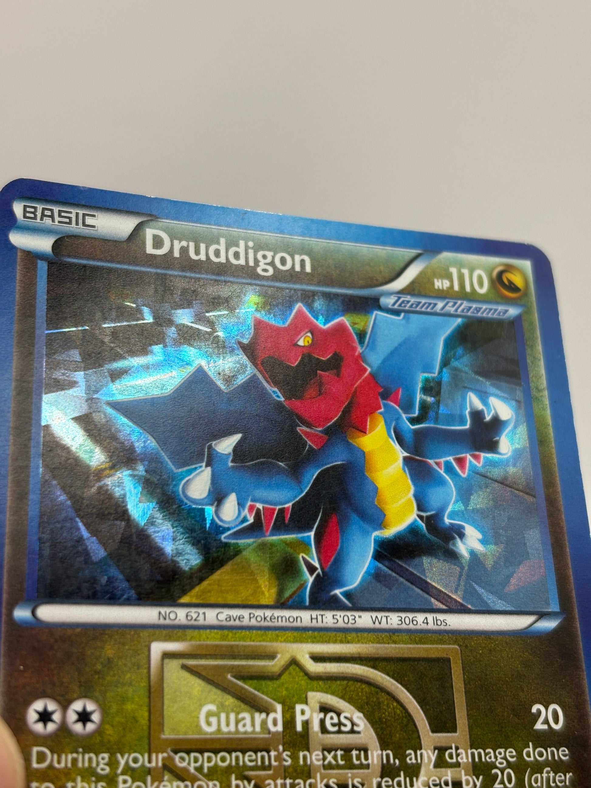 Pokemon TCG Black White Plasma Storm - Druddigon 94/135 Cracked Ice MP FRENLY BRICKS - Open 7 Days